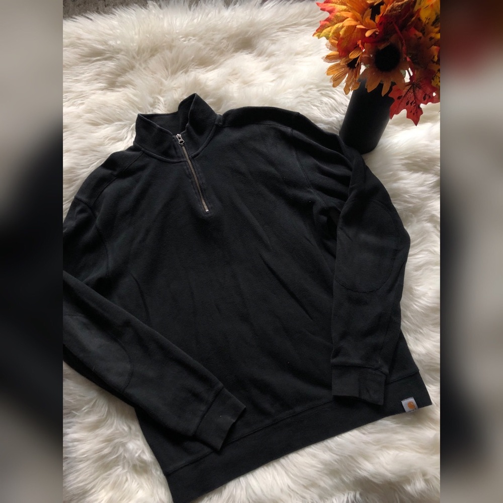Men's Carhartt Quarter-Zip Mock Neck Sweatshirt